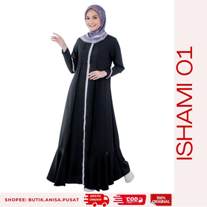 ETHICA Gamis Ishami 01 Black