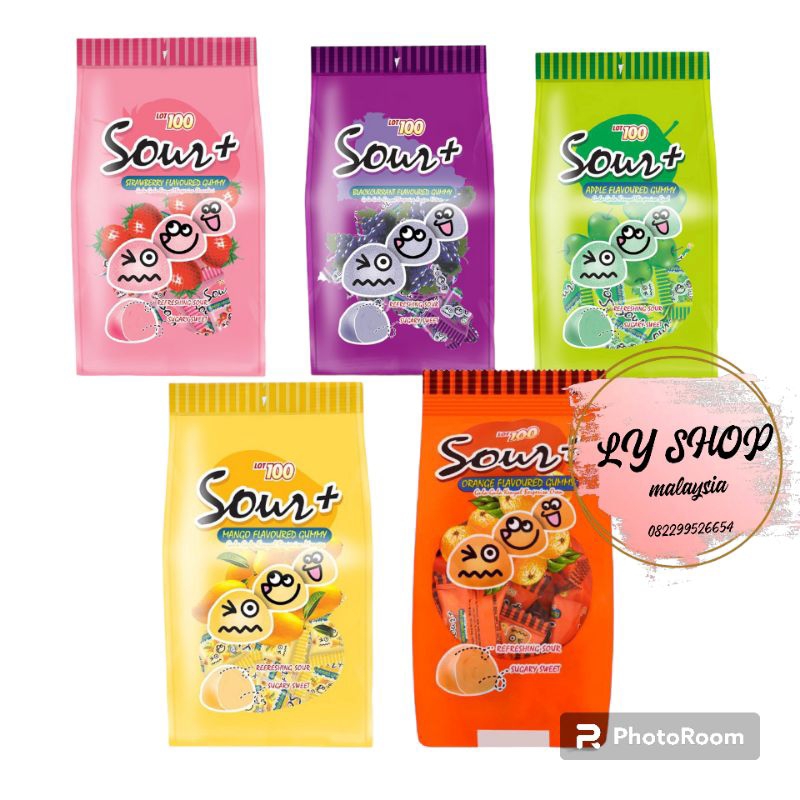 

Candy Lot 100 Sour+ Gummy Malaysia