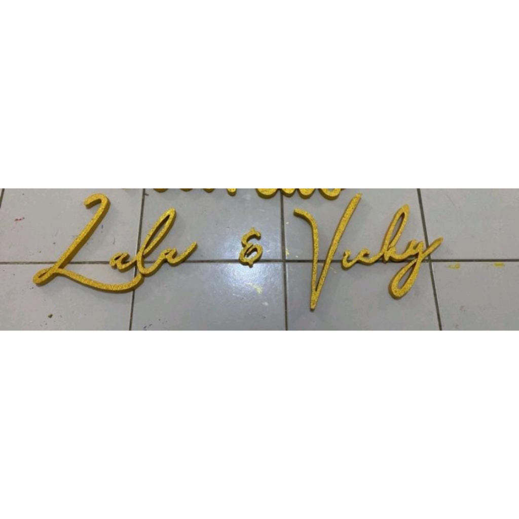 Dekorasi Nama styrofoam 1 lapis/ Dekorasi ulangtahun/Dekorasi nama ulangtahun/Nama styrofoam