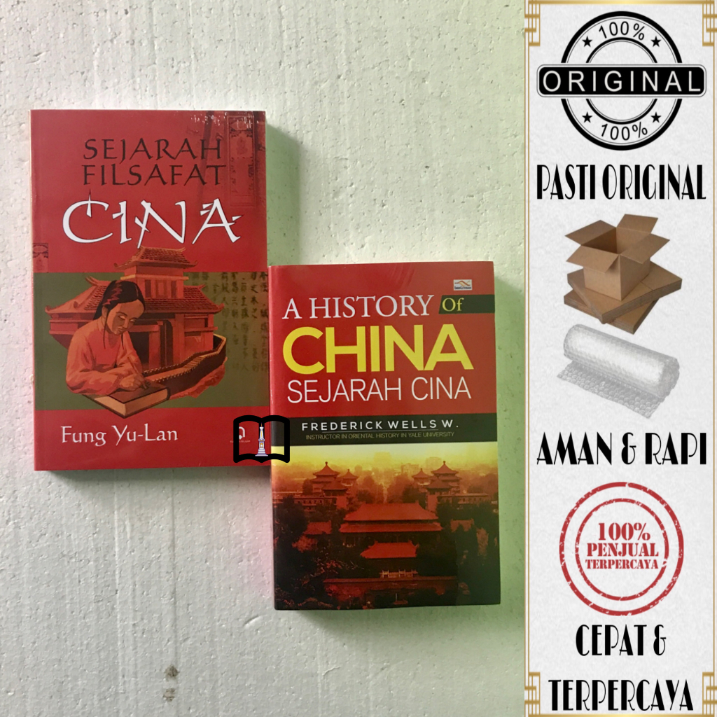Paket Buku Sejarah Filsafat Cina & Sejarah Cina - Buku Original