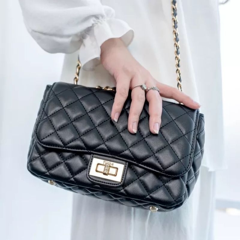 PRELOVED LIKE NEW SLING BAG FLICKA V 2 SMALL BLACK