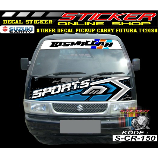 Stiker Decal Sticker Kabin Mobil Pick Up Futura, stiker Stiker Decal Sticker Kabin Mobil Pick Up Fut