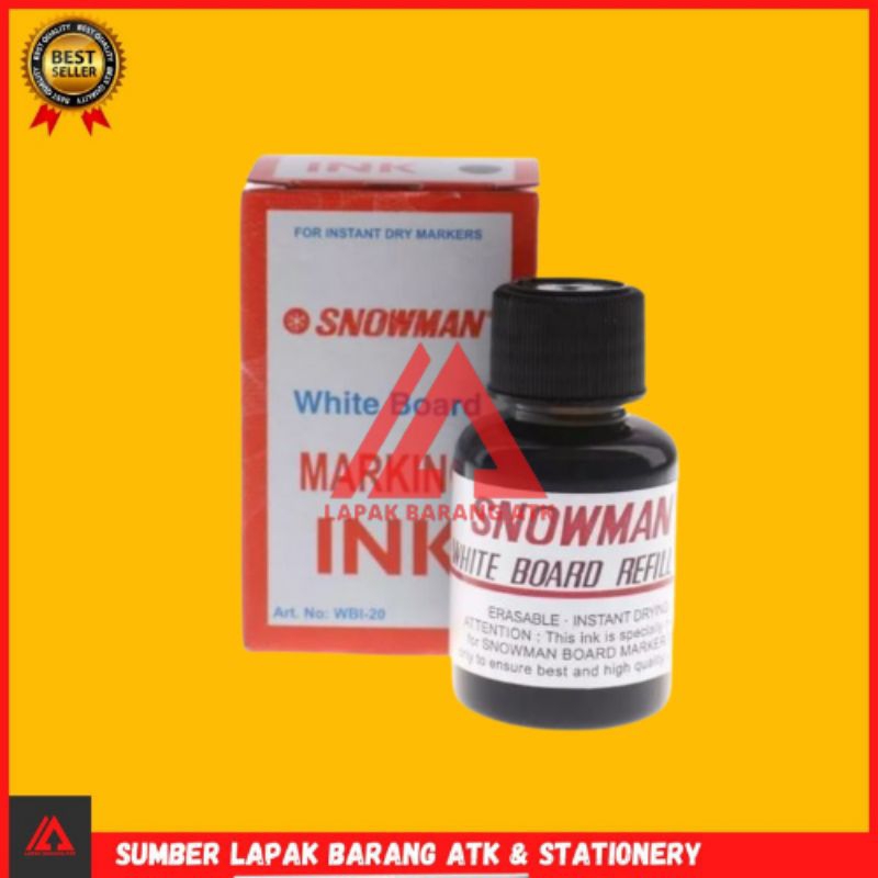 Tinta refill Spidol snowman whiteboard/ isi ulang Tinta Spidol