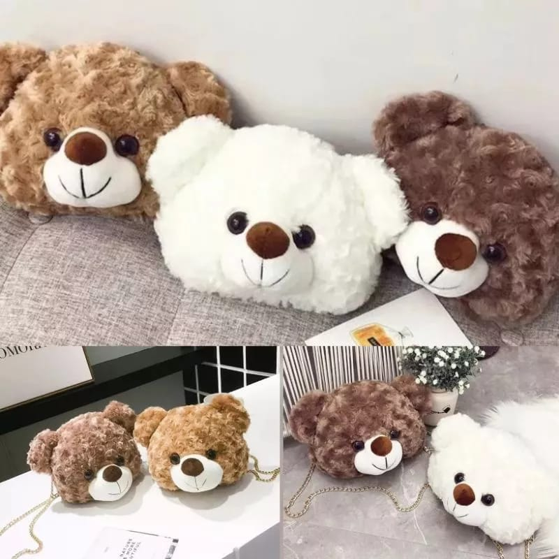 tas boneka beruang slempang.tas anak/ dewasa