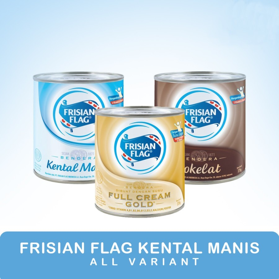 

FRISIAN FLAG SUSU KENTAL MANIS KALENG 370g