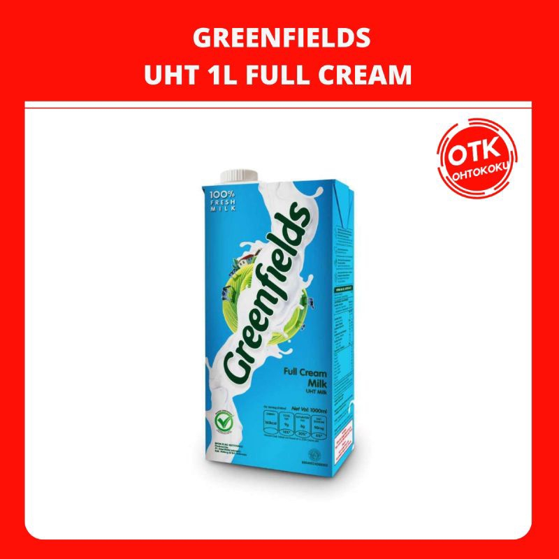 

SUSU UHT GREENFIELDS 1000 ML FULL CREAM SATUAN