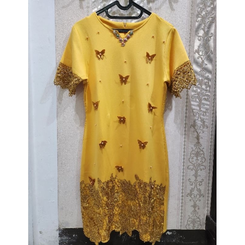 PL Dress Pesta Kuning Miss Nomi