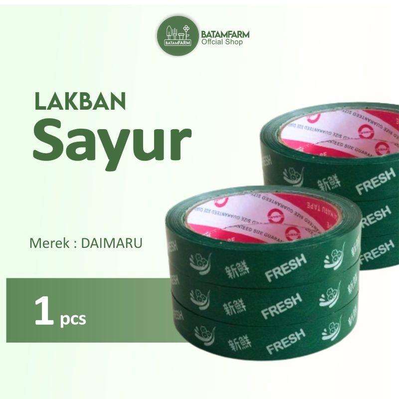 Lakban Sayur Fresh / Isolasi Sayur Daimaru