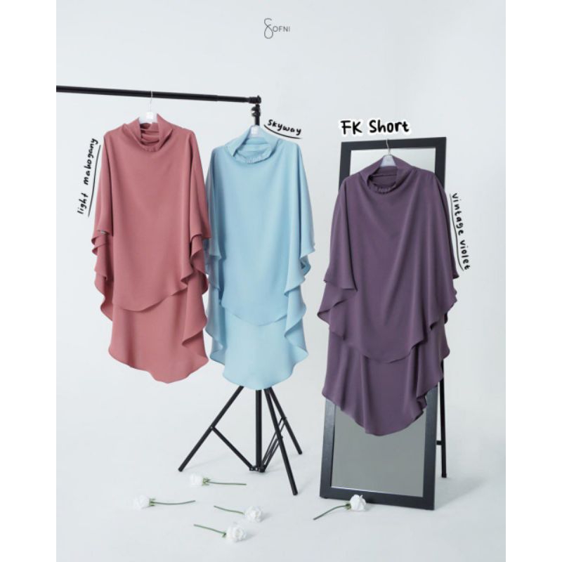 Khimar FK Itsnaani Long & Short by Sofni