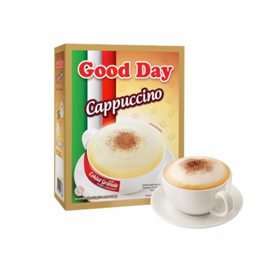 

Good Day Kopi Good Day Cappuccino Coffe Instant Kopi Susu Sachet Kemasan 25 gram per sachet 1 pcs