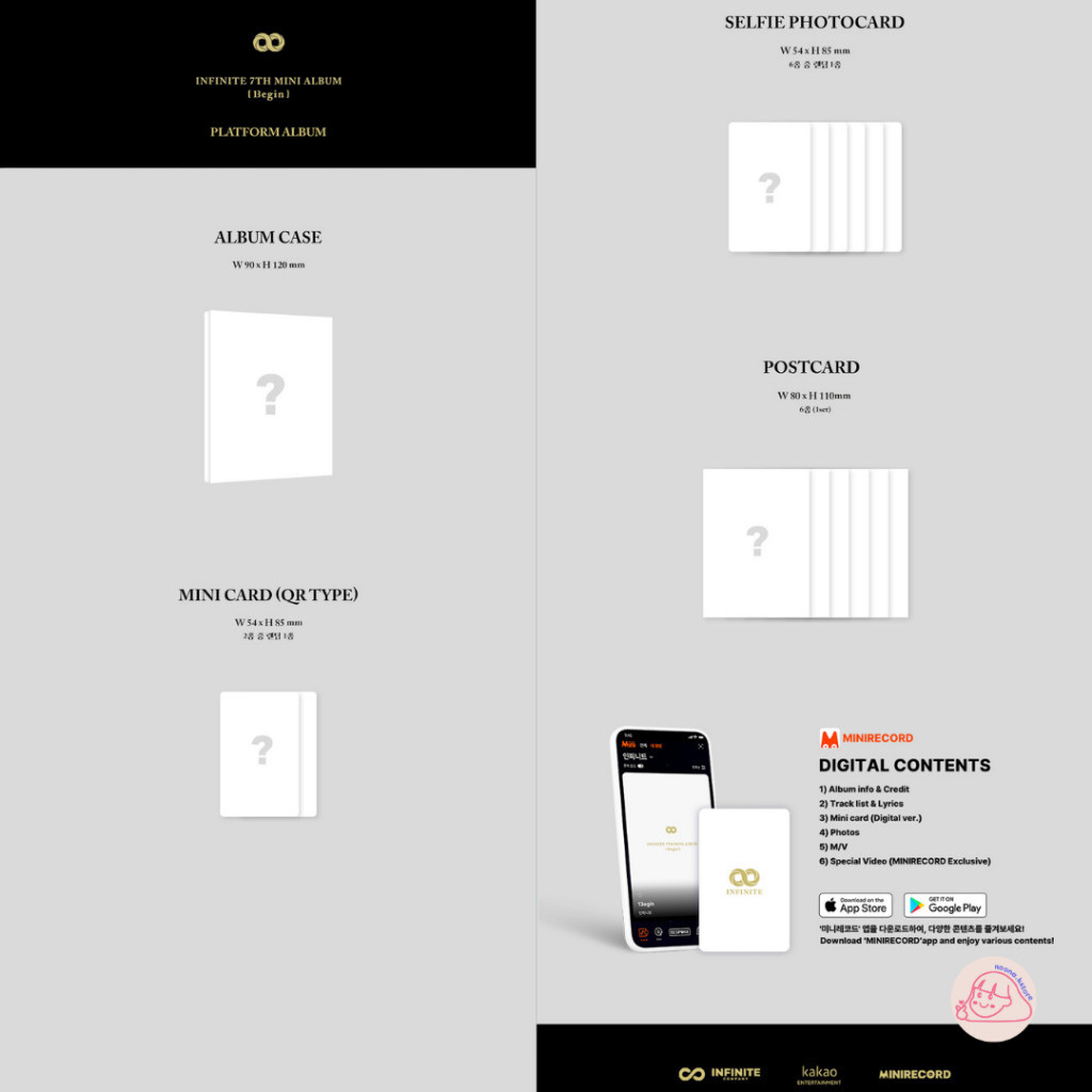 [PO] INFINITE 7th Mini Album - 13egin (Platform ver.)