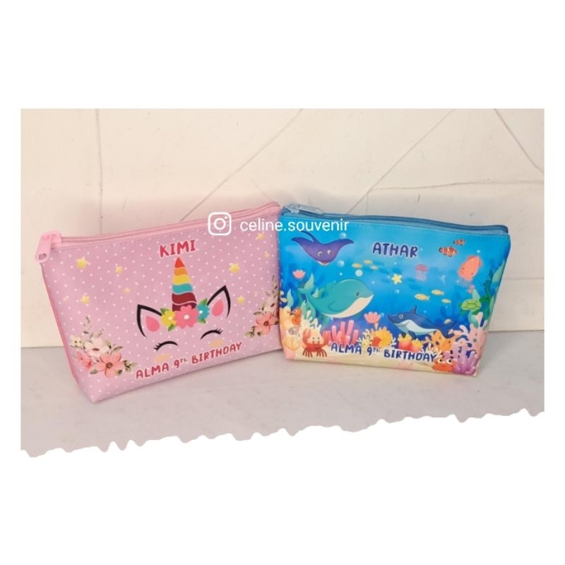 souvenir zipper pouch printing