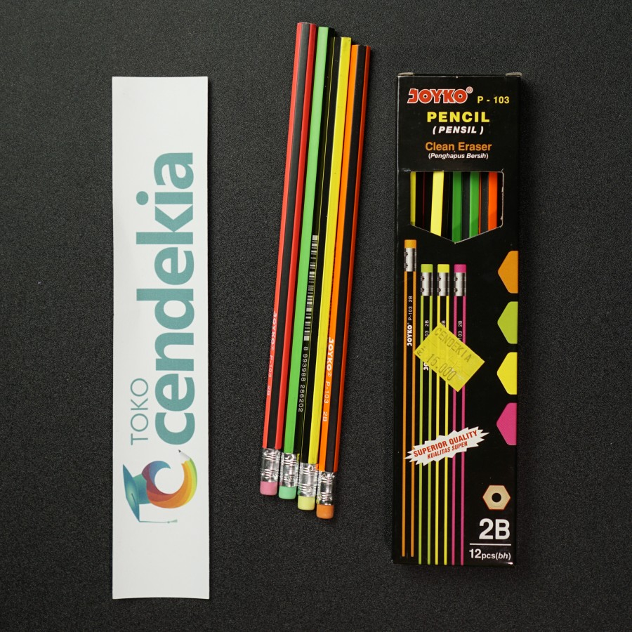 

Pensil Penghapus JOYKO 2B P103 (clean eraser)