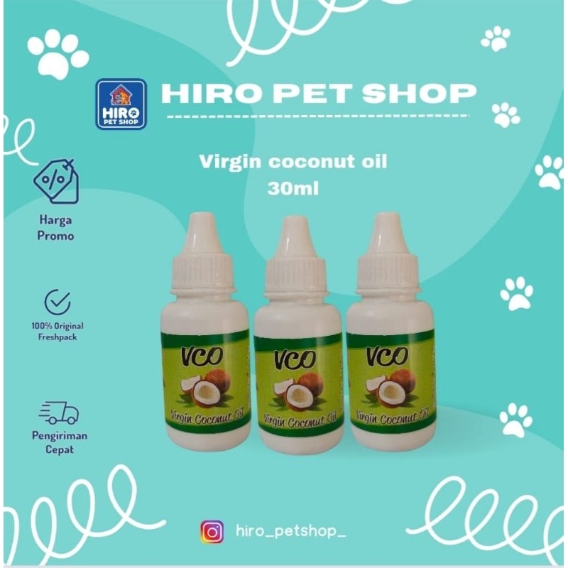 Virgin coconut oil Untuk Kucing 30 ml Harga Terbaik