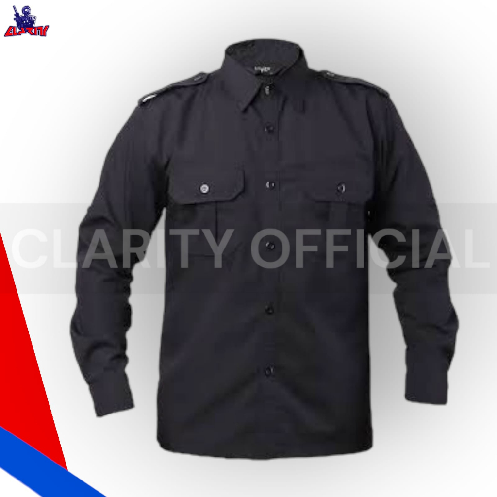 CLARITY Kemeja PDH PDL Lapangan Drill Lengan Panjang Baju Kerja Tactical