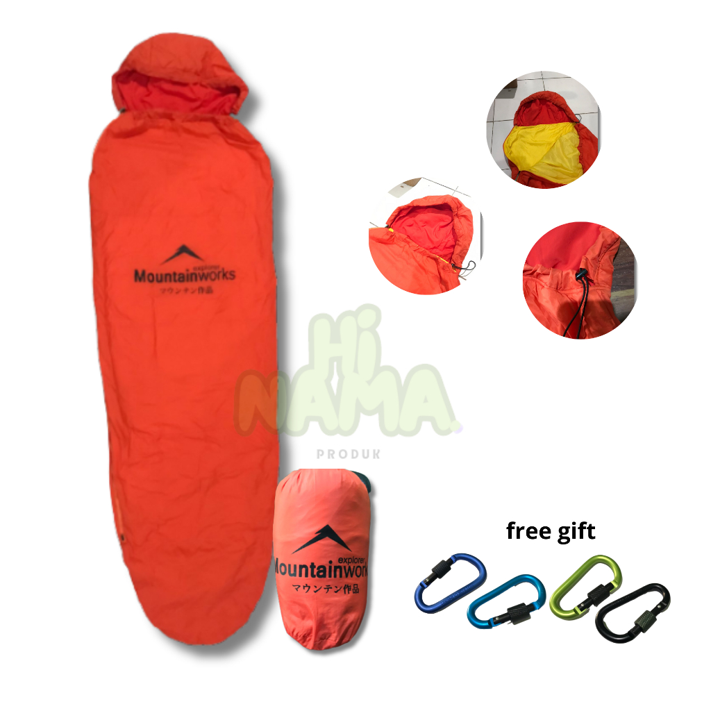 Sleeping bag polar ds adventure / selimut camping / kantong tidur camping / sleeping bag gunung / pe