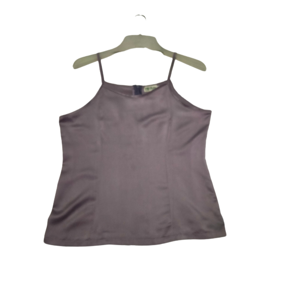 TANKTO/DALEMAN BROKAT BAHAN SATIN UNGU 022