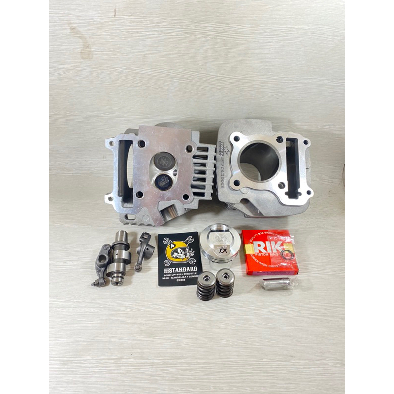 (JUPITER Z / VEGA R) PAKET BORE UP 130cc JUPITER Z DRAG GTX ROADRACE BLOK CAST ITON 55,25 MASTER CAM