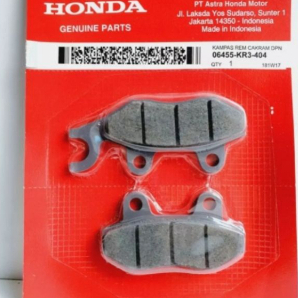 06455 KR3 404 dispet depan kampas rem depan kharisma megapro thn 2005-2006 supra lama supra x 125 la