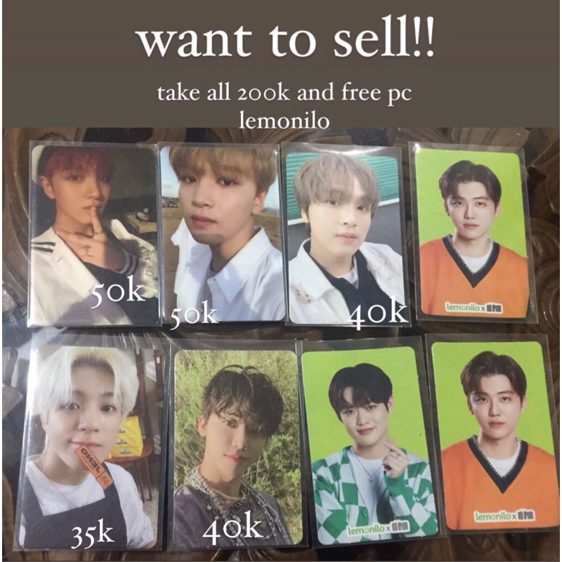 photocard nct dream jeno jaemin agent cafe ar selca official