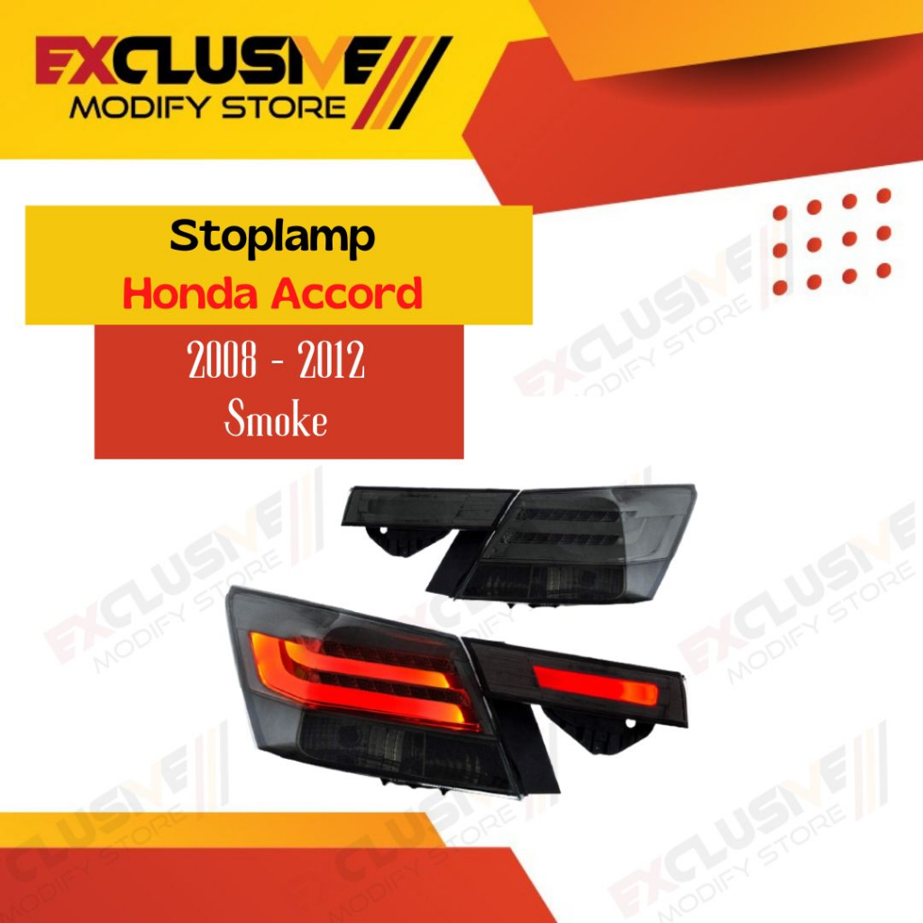 STOPLAMP HONDA ACCORD 2008 - 2012 SMOKE