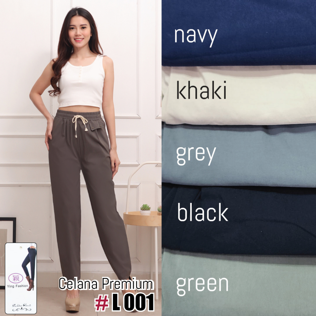 CELANA PREMIUM IMPORT # L 001 / CELANA FASHION WANITA / CELANA PANJANG WANITA / YING FASHION