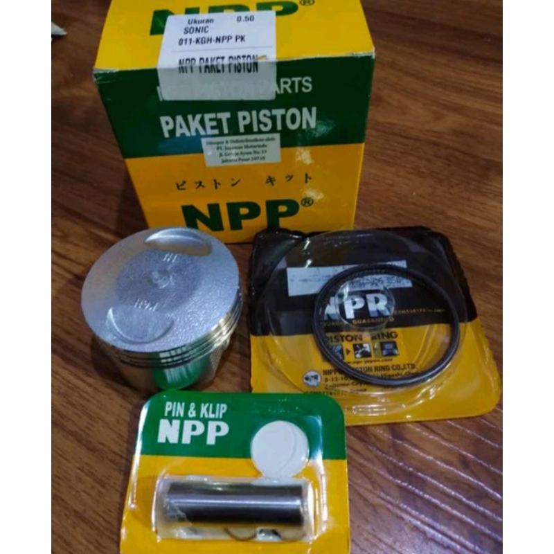 PISTON KIT SEHER SET RING HONDA SONIC CS 1 CS1/CS-1 OVER SIZE/OS STD/STANDAR/25/50/75/100 (58/58,25/