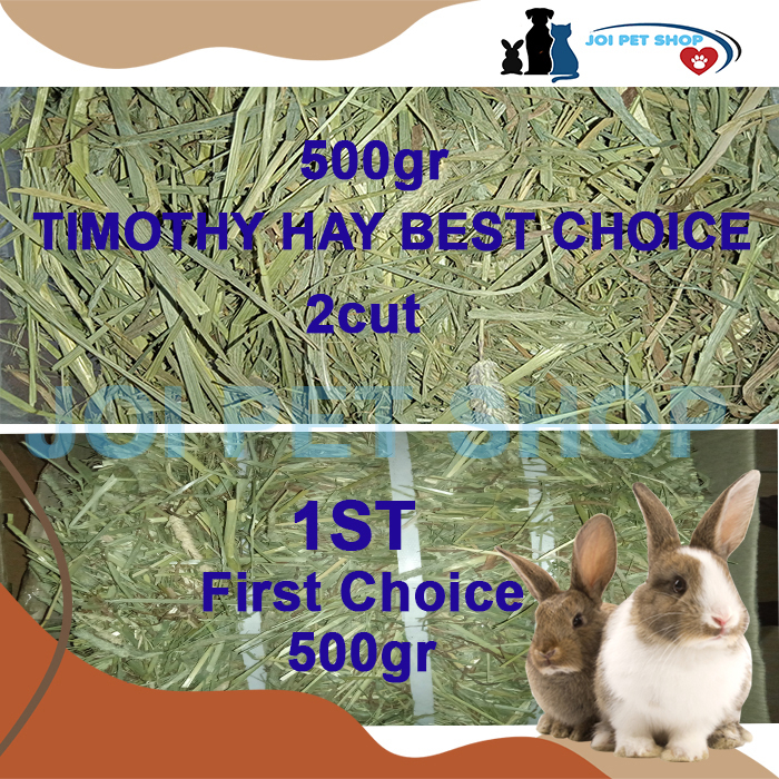 Timothy Hay 2nd cut  500gr Rumput Hay Kelinci First Choice 1st Choice