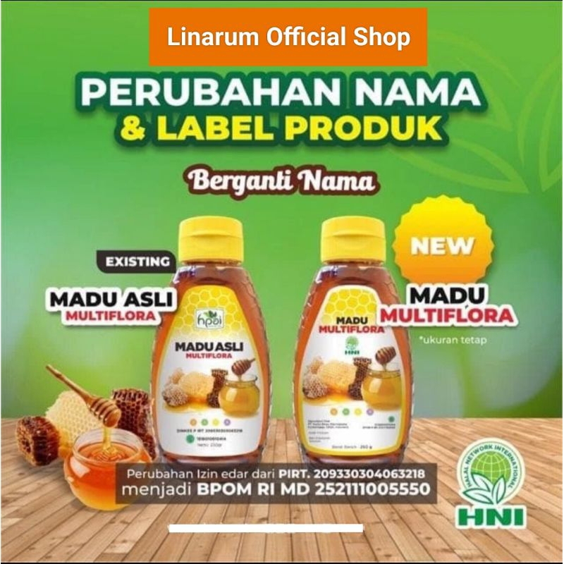 

MADU MULTIFLORA | Dari Lebah Unggul | HN! HPA!