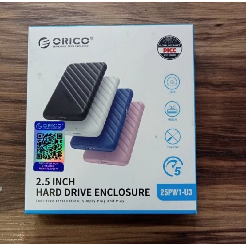 Orico Hard Drive Enclosure Usb 3.0 25PW1-U3 Casing Hardisk Orico
