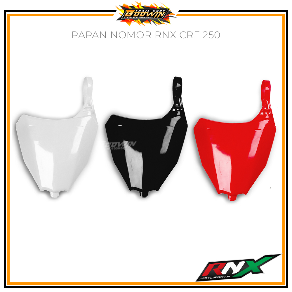 Papan Nomor Plat Nomer CRF 150L 2018 250 450 R HARVY MX RNX