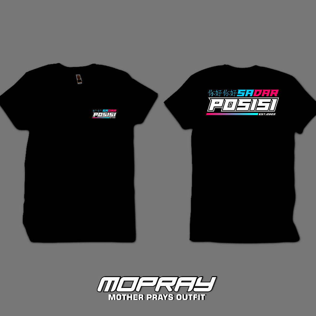 MOPRAY KAOS SADAR POSISI COTTON 24S