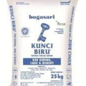 

Kunci Biru tepung terigu protein rendah repack 1kg
