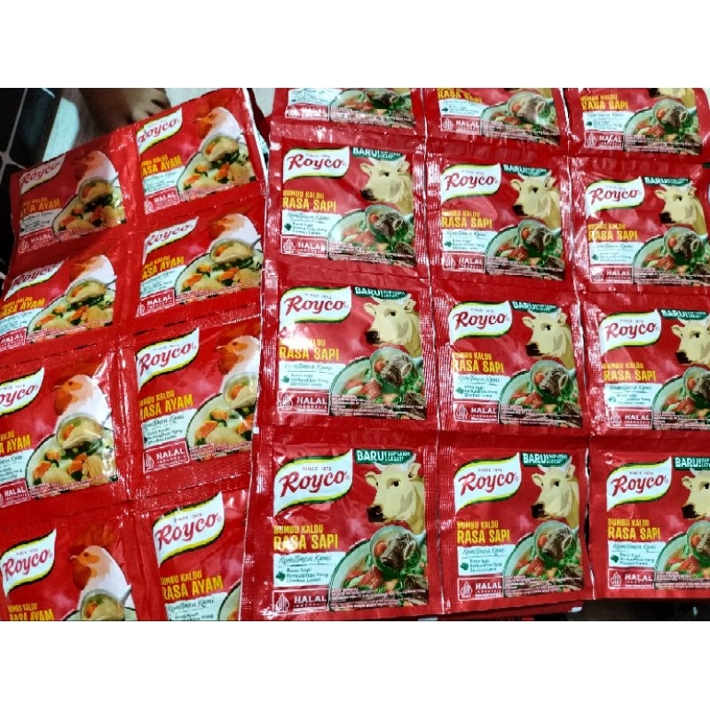 

Royco Ayam Sapi 8/9 Gr isi 12 buah