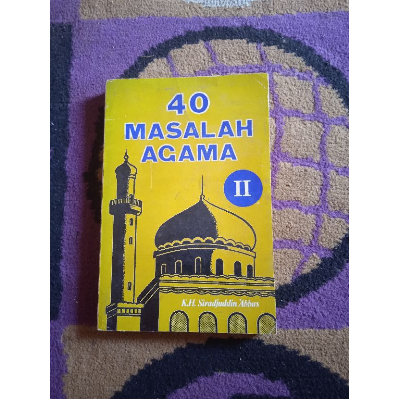 ( preloved ) 40 masalah Agama original