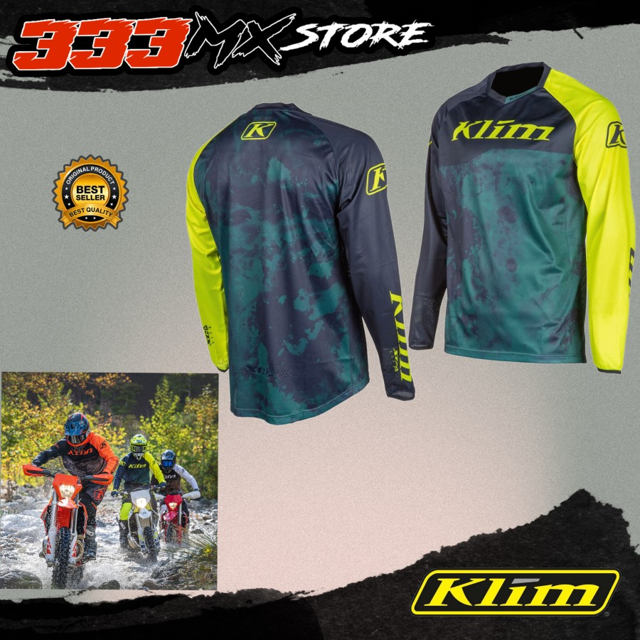 JERSEY KLIM XC LITE CORROSION VIVID BLUE JERSEY KLIM ADVENTUR ORIGINAL