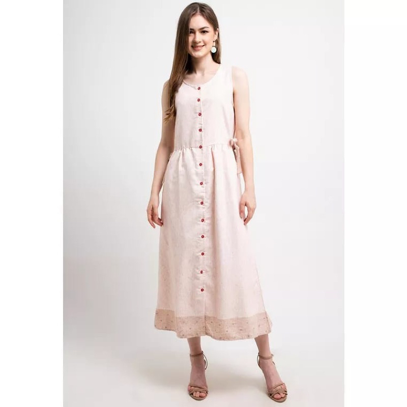 DRESS OVERALL PANJANG LONG WANITA TRISET DEWASA ORI