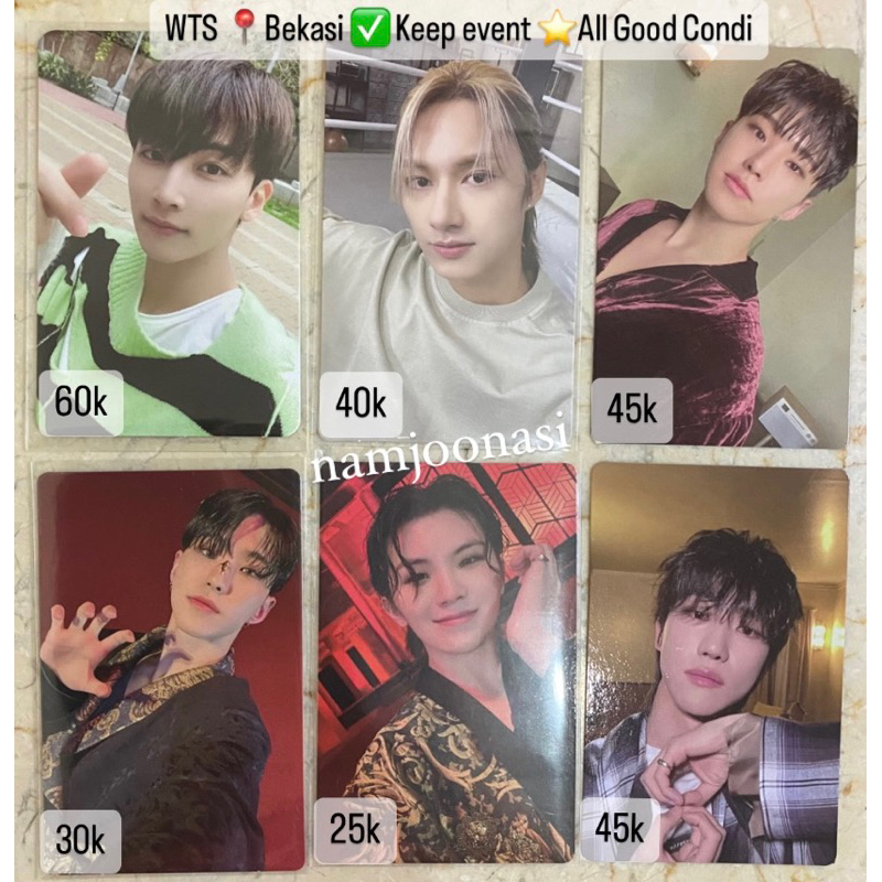 PC Photocard jeonghan henggarae jun fml weverse ver hoshi fml album reg A hoshi deluxe woozi deluxe 