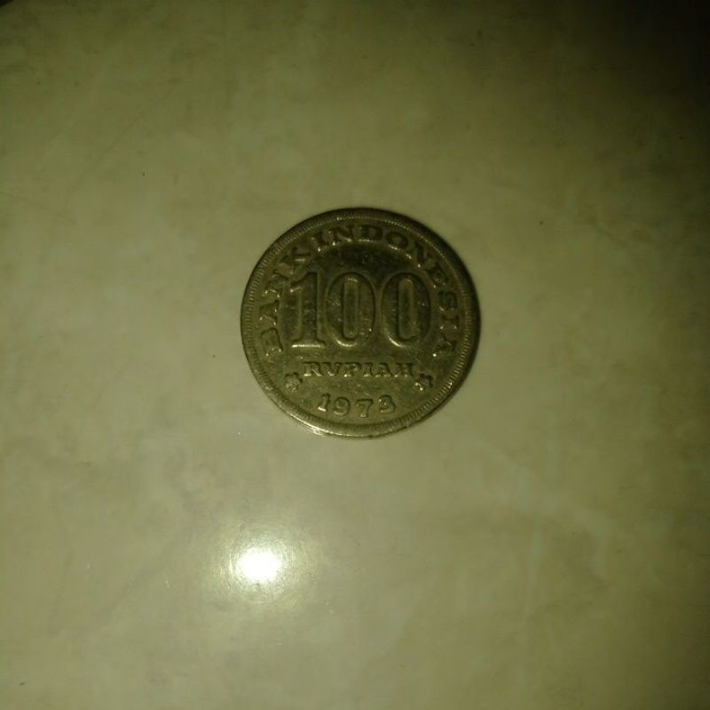 Koin Rp100 tahun 1973