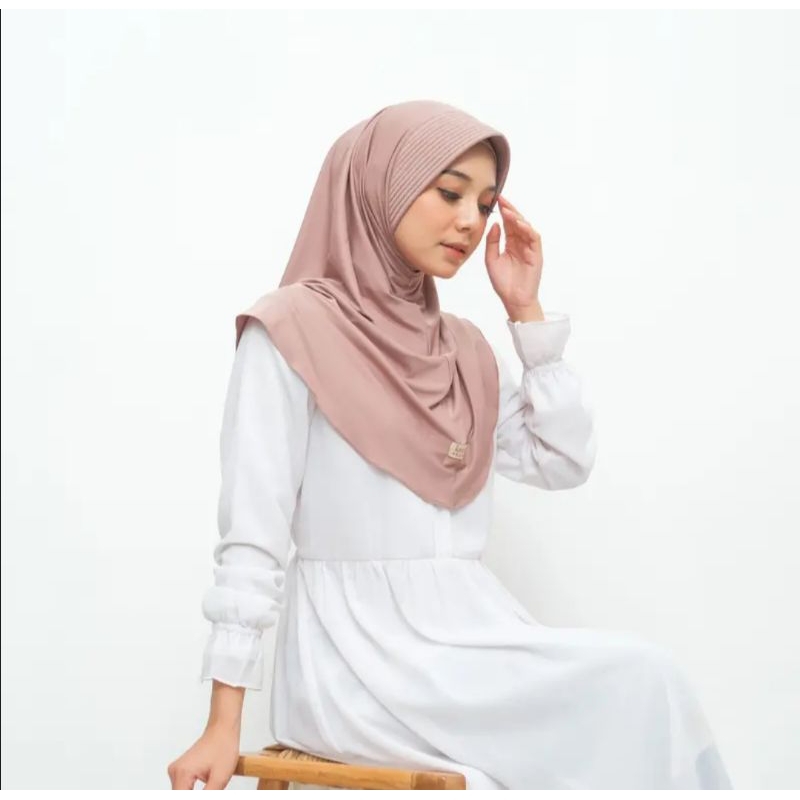 HIJAB BERGO HAMIDAH SIZE S M L DEWASA HIJAB INSTAN JERSEY PREMIUM (menutup dada)