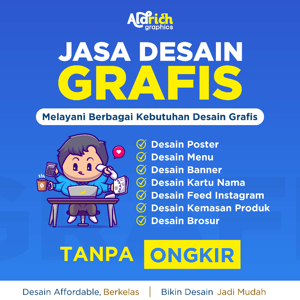 JASA DESAIN BANNER, SPANDUK, FLYER, BALIHO, KARTU NAMA DLL