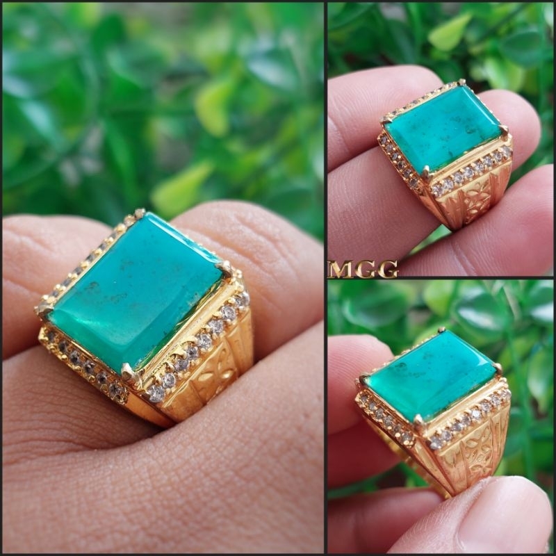 CINCIN BATU BACAN DOKO MODEL KOTAK DIJAMIN ASLI