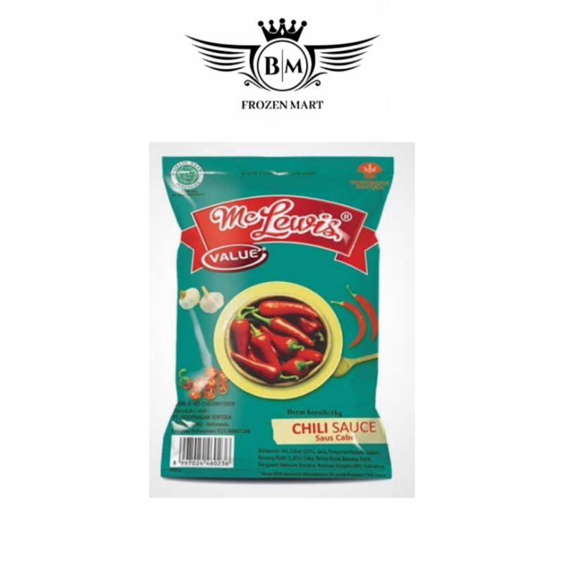 

Saus sambal Mc lewis 1kg