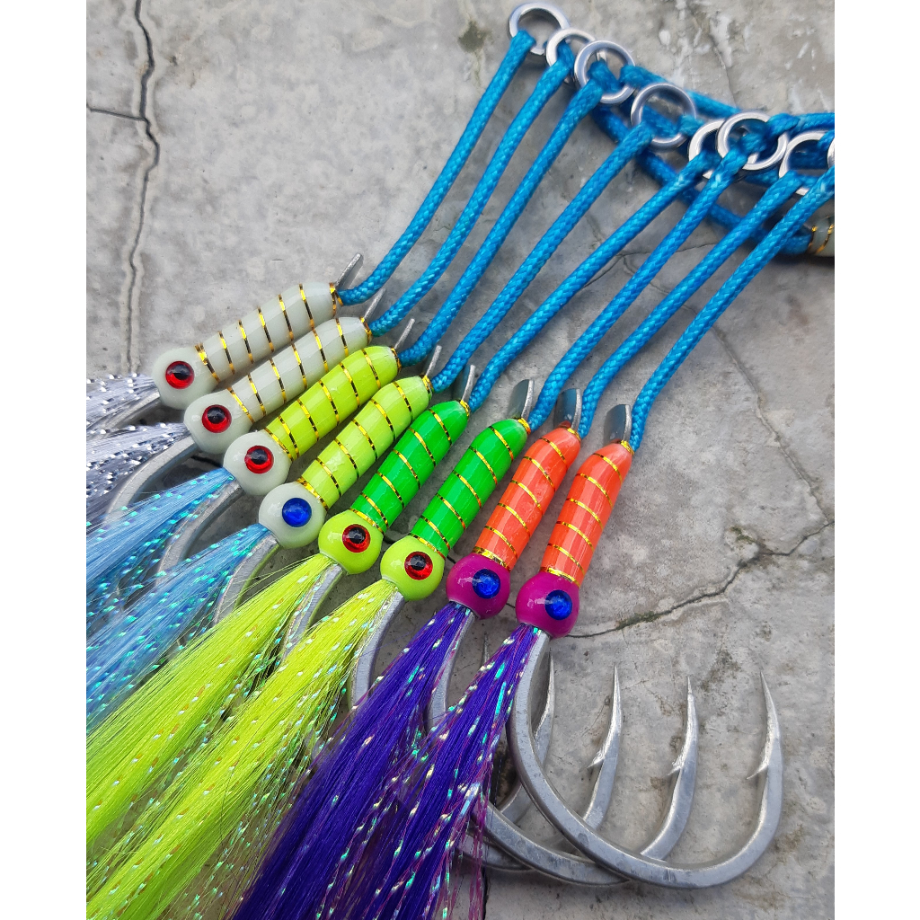 Assist Hook Size 6/0 Full GID Idel Jig 250gr-500gr