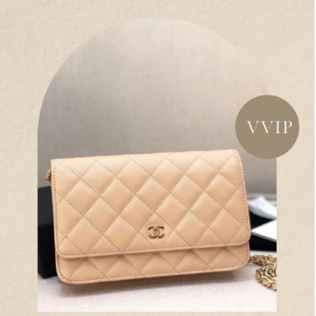 Woc bag in beige color