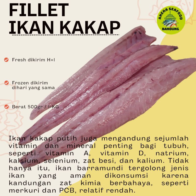 

Fillet Ikan Kakap Fresh / Frozen