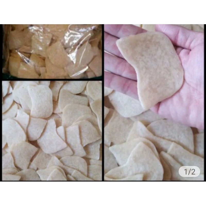 

krupuk udang mentah 250g ukuran jumbo