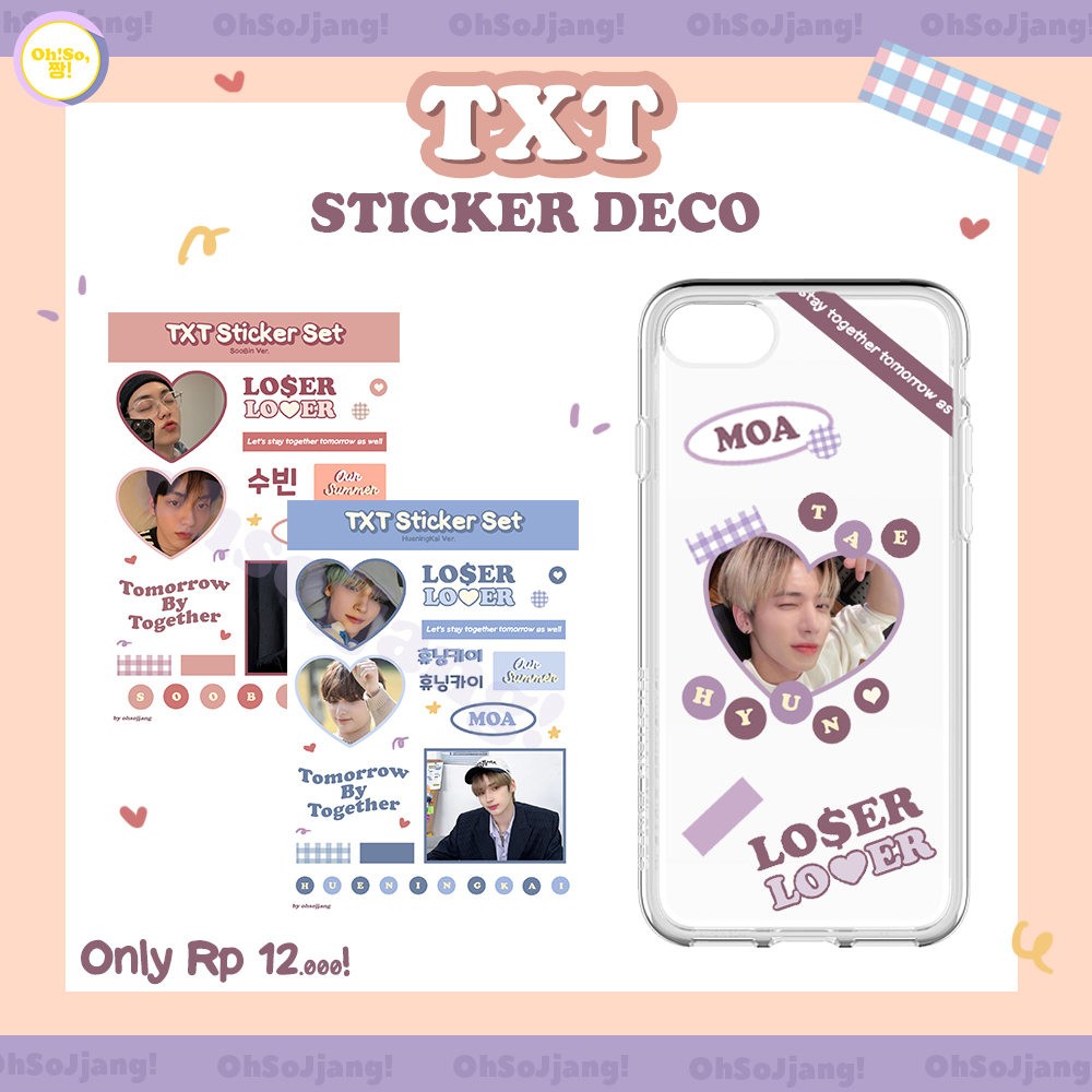 

TXT STICKER DECO KISS CUT VOL.2 TOMORROW BY TOGETHER MOA STICKER SET CUTE