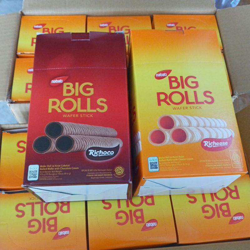

Big roll coklat keju 1pak isi 20pcs