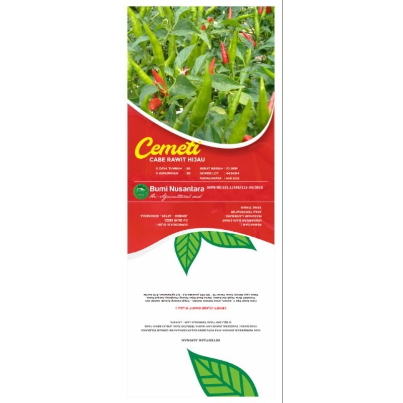 CEMETI(cabe rawit hijau)10gr